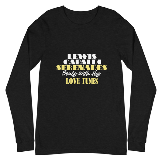Capaldi Chic Long Sleeve Tee: Casual to Corporate in a Snap! - Black Heather / XS